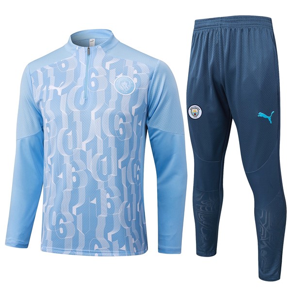 Sudadera De Training Manchester City 2024-25 Azul